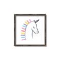 Picture of Pretty Unicorn _GroupedProduct_Square_Mini_ _GroupedProduct_Square_Canvas_Framed_