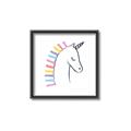 Picture of Pretty Unicorn _GroupedProduct_Square_Mini_ _GroupedProduct_Square_Canvas_Framed_