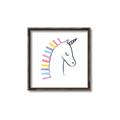 Picture of Pretty Unicorn _GroupedProduct_Square_Mini_ _GroupedProduct_Square_Canvas_Framed_