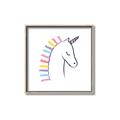 Picture of Pretty Unicorn _GroupedProduct_Square_Mini_ _GroupedProduct_Square_Canvas_Framed_