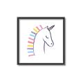 Picture of Pretty Unicorn _GroupedProduct_Square_Mini_ _GroupedProduct_Square_Canvas_Framed_