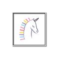 Picture of Pretty Unicorn _GroupedProduct_Square_Mini_ _GroupedProduct_Square_Canvas_Framed_