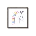 Picture of Pretty Unicorn _GroupedProduct_Square_Mini_ _GroupedProduct_Square_Canvas_Framed_