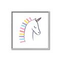 Picture of Pretty Unicorn _GroupedProduct_Square_Mini_ _GroupedProduct_Square_Canvas_Framed_
