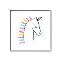 Picture of Pretty Unicorn _GroupedProduct_Square_Mini_ _GroupedProduct_Square_Canvas_Framed_