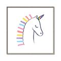 Picture of Pretty Unicorn _GroupedProduct_Square_Mini_ _GroupedProduct_Square_Canvas_Framed_