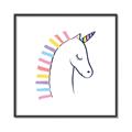 Picture of Pretty Unicorn _GroupedProduct_Square_Mini_ _GroupedProduct_Square_Canvas_Framed_