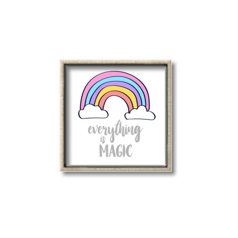 Picture of Everything is Magic _GroupedProduct_Square_Mini_ _GroupedProduct_Square_Canvas_Framed_