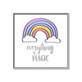 Picture of Everything is Magic _GroupedProduct_Square_Mini_ _GroupedProduct_Square_Canvas_Framed_