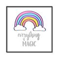 Picture of Everything is Magic _GroupedProduct_Square_Mini_ _GroupedProduct_Square_Canvas_Framed_