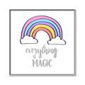 Picture of Everything is Magic _GroupedProduct_Square_Mini_ _GroupedProduct_Square_Canvas_Framed_