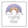 Picture of Everything is Magic _GroupedProduct_Square_Mini_ _GroupedProduct_Square_Canvas_Framed_