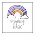 Picture of Everything is Magic _GroupedProduct_Square_Mini_ _GroupedProduct_Square_Canvas_Framed_