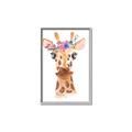 Picture of Squishy Giraffe _GroupedProduct_Rectangle_Portrait_Mini_ _GroupedProduct_Rectangle_Portrait_Canvas_Framed_