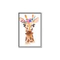 Picture of Squishy Giraffe _GroupedProduct_Rectangle_Portrait_Mini_ _GroupedProduct_Rectangle_Portrait_Canvas_Framed_