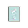 Picture of Loved Unicorn _GroupedProduct_Rectangle_Portrait_Mini_ _GroupedProduct_Rectangle_Portrait_Canvas_Framed_