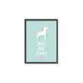 Picture of Loved Unicorn _GroupedProduct_Rectangle_Portrait_Mini_ _GroupedProduct_Rectangle_Portrait_Canvas_Framed_