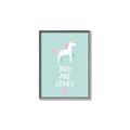 Picture of Loved Unicorn _GroupedProduct_Rectangle_Portrait_Mini_ _GroupedProduct_Rectangle_Portrait_Canvas_Framed_