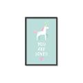 Picture of Loved Unicorn _GroupedProduct_Rectangle_Portrait_Mini_ _GroupedProduct_Rectangle_Portrait_Canvas_Framed_