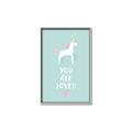 Picture of Loved Unicorn _GroupedProduct_Rectangle_Portrait_Mini_ _GroupedProduct_Rectangle_Portrait_Canvas_Framed_