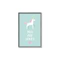 Picture of Loved Unicorn _GroupedProduct_Rectangle_Portrait_Mini_ _GroupedProduct_Rectangle_Portrait_Canvas_Framed_