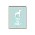 Picture of Loved Unicorn _GroupedProduct_Rectangle_Portrait_Mini_ _GroupedProduct_Rectangle_Portrait_Canvas_Framed_