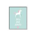 Picture of Loved Unicorn _GroupedProduct_Rectangle_Portrait_Mini_ _GroupedProduct_Rectangle_Portrait_Canvas_Framed_