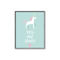Picture of Loved Unicorn _GroupedProduct_Rectangle_Portrait_Mini_ _GroupedProduct_Rectangle_Portrait_Canvas_Framed_