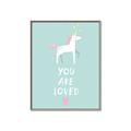 Picture of Loved Unicorn _GroupedProduct_Rectangle_Portrait_Mini_ _GroupedProduct_Rectangle_Portrait_Canvas_Framed_