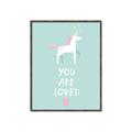 Picture of Loved Unicorn _GroupedProduct_Rectangle_Portrait_Mini_ _GroupedProduct_Rectangle_Portrait_Canvas_Framed_