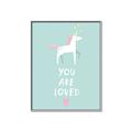 Picture of Loved Unicorn _GroupedProduct_Rectangle_Portrait_Mini_ _GroupedProduct_Rectangle_Portrait_Canvas_Framed_