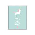 Picture of Loved Unicorn _GroupedProduct_Rectangle_Portrait_Mini_ _GroupedProduct_Rectangle_Portrait_Canvas_Framed_