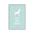 Picture of Loved Unicorn _GroupedProduct_Rectangle_Portrait_Mini_ _GroupedProduct_Rectangle_Portrait_Canvas_Framed_