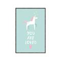 Picture of Loved Unicorn _GroupedProduct_Rectangle_Portrait_Mini_ _GroupedProduct_Rectangle_Portrait_Canvas_Framed_