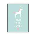 Picture of Loved Unicorn _GroupedProduct_Rectangle_Portrait_Mini_ _GroupedProduct_Rectangle_Portrait_Canvas_Framed_