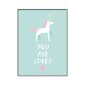 Picture of Loved Unicorn _GroupedProduct_Rectangle_Portrait_Mini_ _GroupedProduct_Rectangle_Portrait_Canvas_Framed_