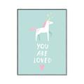 Picture of Loved Unicorn _GroupedProduct_Rectangle_Portrait_Mini_ _GroupedProduct_Rectangle_Portrait_Canvas_Framed_