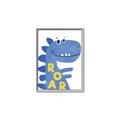 Picture of Blue Roar _GroupedProduct_Rectangle_Portrait_Mini_ _GroupedProduct_Rectangle_Portrait_Canvas_Framed_