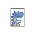 Picture of Blue Roar _GroupedProduct_Rectangle_Portrait_Mini_ _GroupedProduct_Rectangle_Portrait_Canvas_Framed_