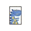 Picture of Blue Roar _GroupedProduct_Rectangle_Portrait_Mini_ _GroupedProduct_Rectangle_Portrait_Canvas_Framed_