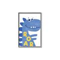 Picture of Blue Roar _GroupedProduct_Rectangle_Portrait_Mini_ _GroupedProduct_Rectangle_Portrait_Canvas_Framed_