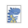 Picture of Blue Roar _GroupedProduct_Rectangle_Portrait_Mini_ _GroupedProduct_Rectangle_Portrait_Canvas_Framed_