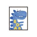 Picture of Blue Roar _GroupedProduct_Rectangle_Portrait_Mini_ _GroupedProduct_Rectangle_Portrait_Canvas_Framed_