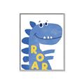 Picture of Blue Roar _GroupedProduct_Rectangle_Portrait_Mini_ _GroupedProduct_Rectangle_Portrait_Canvas_Framed_