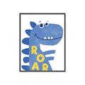 Picture of Blue Roar _GroupedProduct_Rectangle_Portrait_Mini_ _GroupedProduct_Rectangle_Portrait_Canvas_Framed_