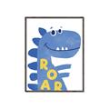 Picture of Blue Roar _GroupedProduct_Rectangle_Portrait_Mini_ _GroupedProduct_Rectangle_Portrait_Canvas_Framed_