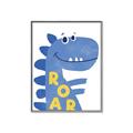 Picture of Blue Roar _GroupedProduct_Rectangle_Portrait_Mini_ _GroupedProduct_Rectangle_Portrait_Canvas_Framed_