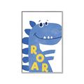 Picture of Blue Roar _GroupedProduct_Rectangle_Portrait_Mini_ _GroupedProduct_Rectangle_Portrait_Canvas_Framed_