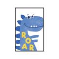 Picture of Blue Roar _GroupedProduct_Rectangle_Portrait_Mini_ _GroupedProduct_Rectangle_Portrait_Canvas_Framed_