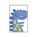 Picture of Blue Roar _GroupedProduct_Rectangle_Portrait_Mini_ _GroupedProduct_Rectangle_Portrait_Canvas_Framed_